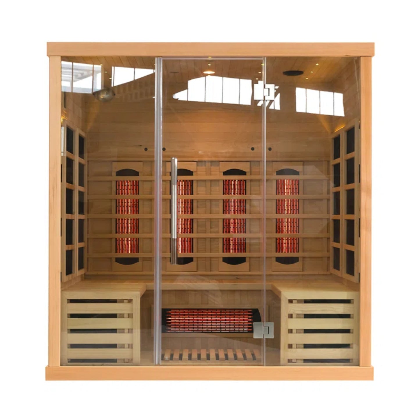 Full Spectrum Carbon Infrared Sauna Cabin SMT-041HA (4 Person Size)