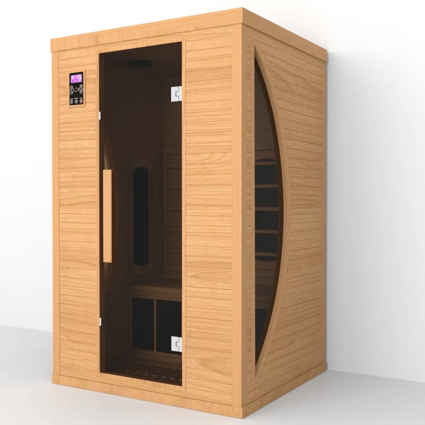 Luxury Infrared Sauna Cabin with LED Therapy – Model SMT-L Series (1 to 3 Person)