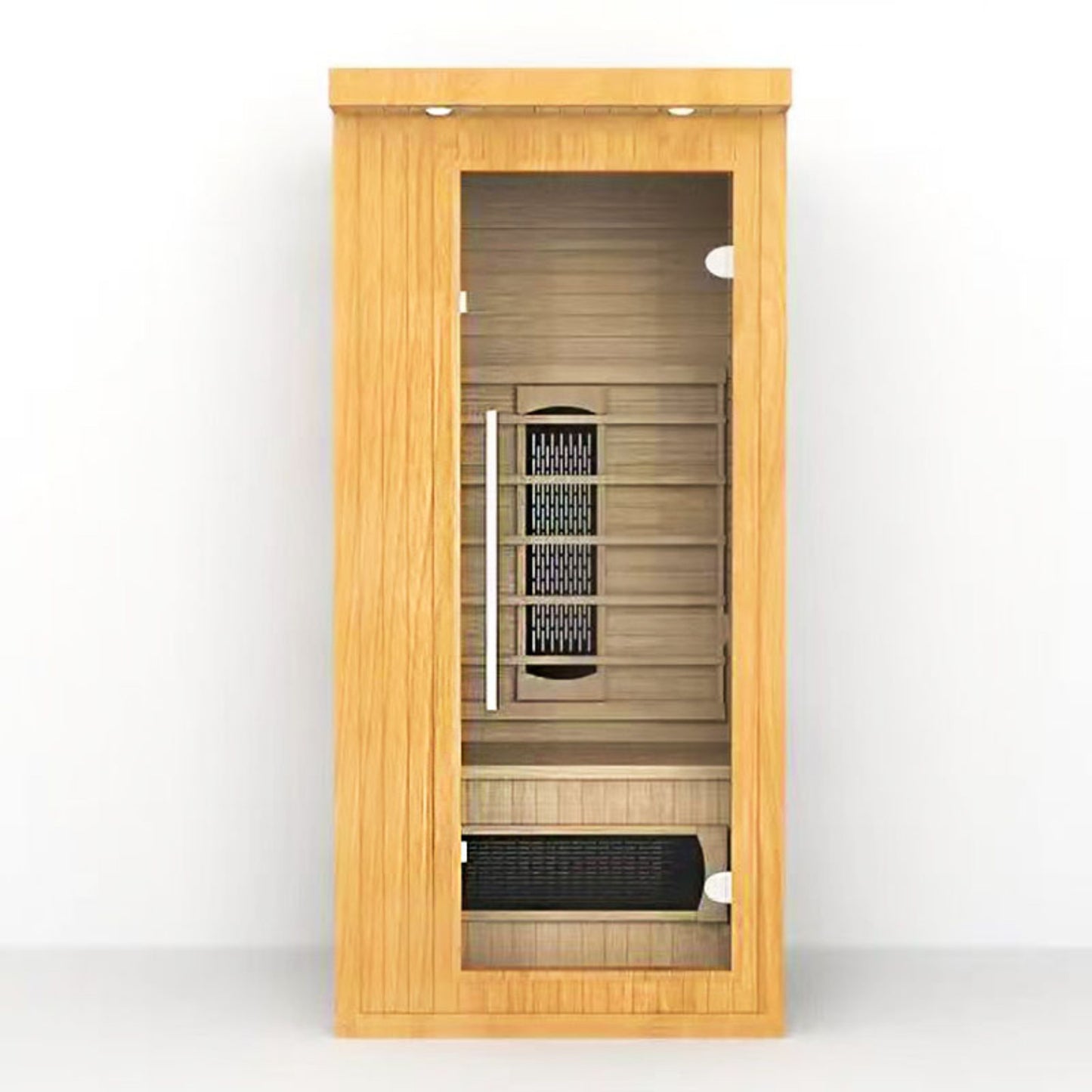 Infrared Sauna Cabin with LED Therapy – Model SMT-011HA (1-Person Size)