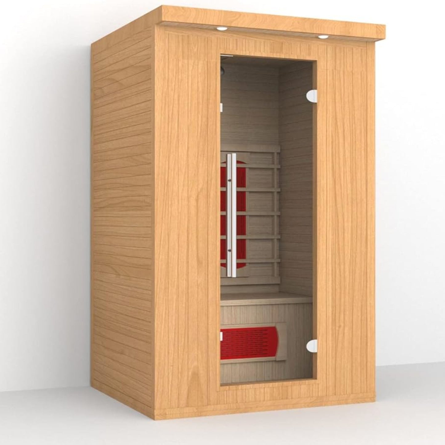 Infrared Sauna Cabin with LED Therapy – Model SMT-021HA (2-Person Size)