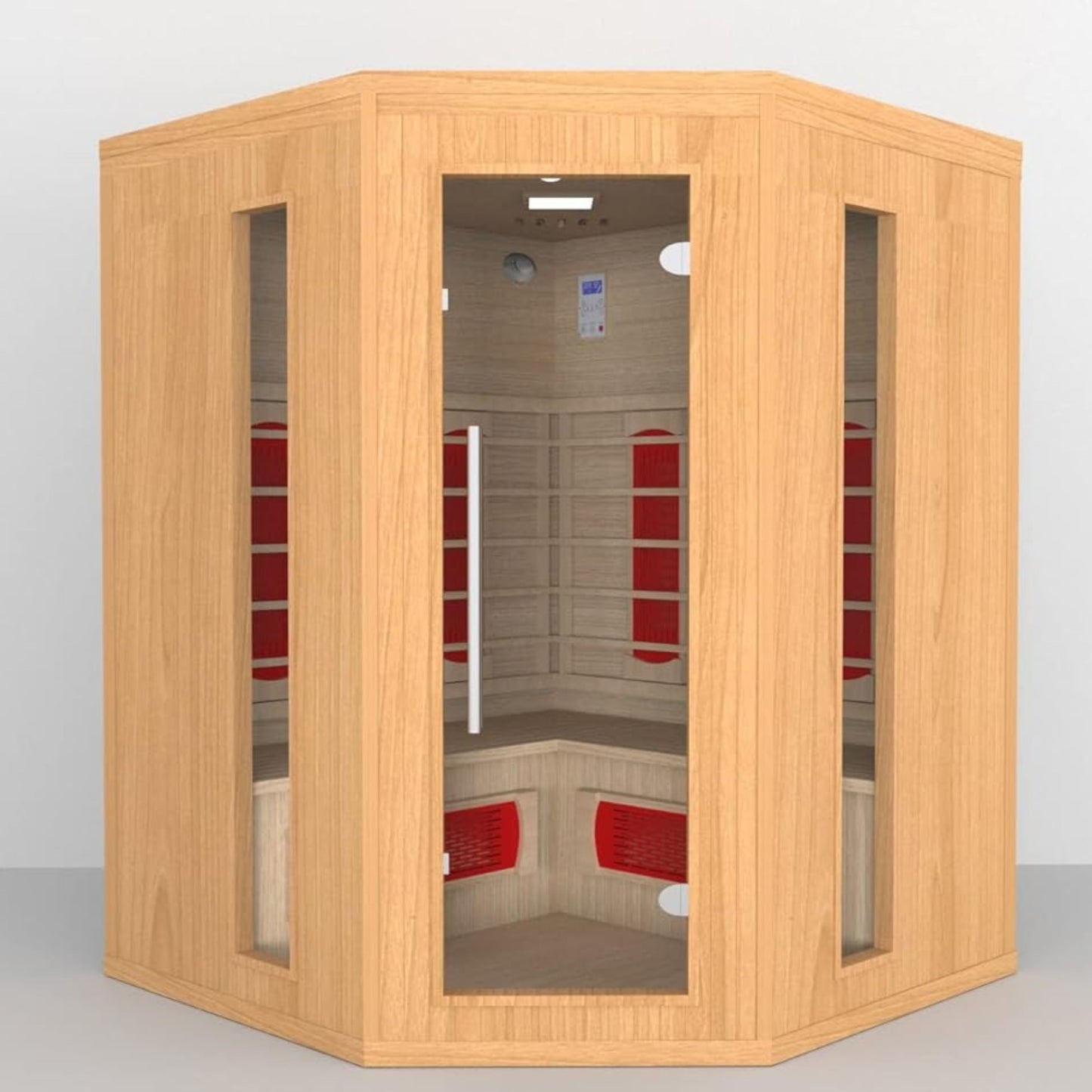 SMT-042HD Infrared Sauna Cabin with Bluetooth and Tempered Glass