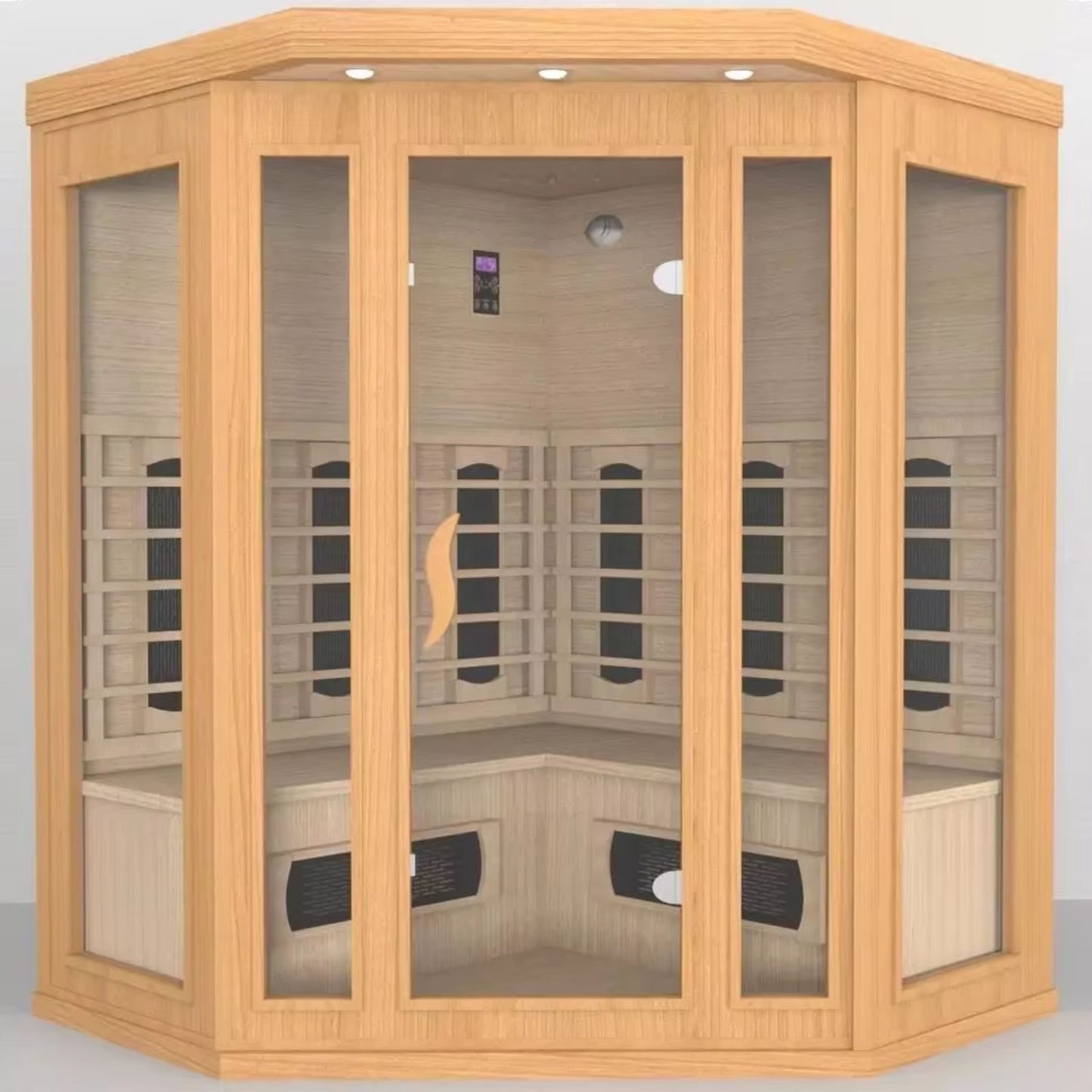 SMT-042HB Corner Infrared Sauna for 3–4 Persons