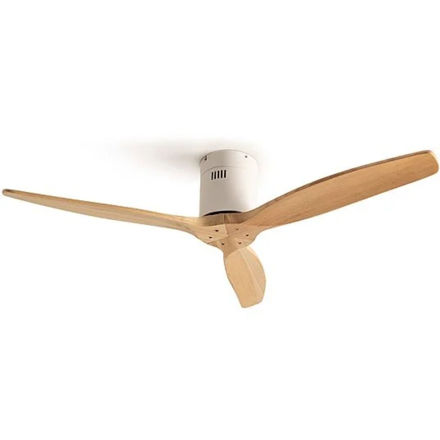 KBS-5227-9 Solid Wood Blade White Ceiling Fan