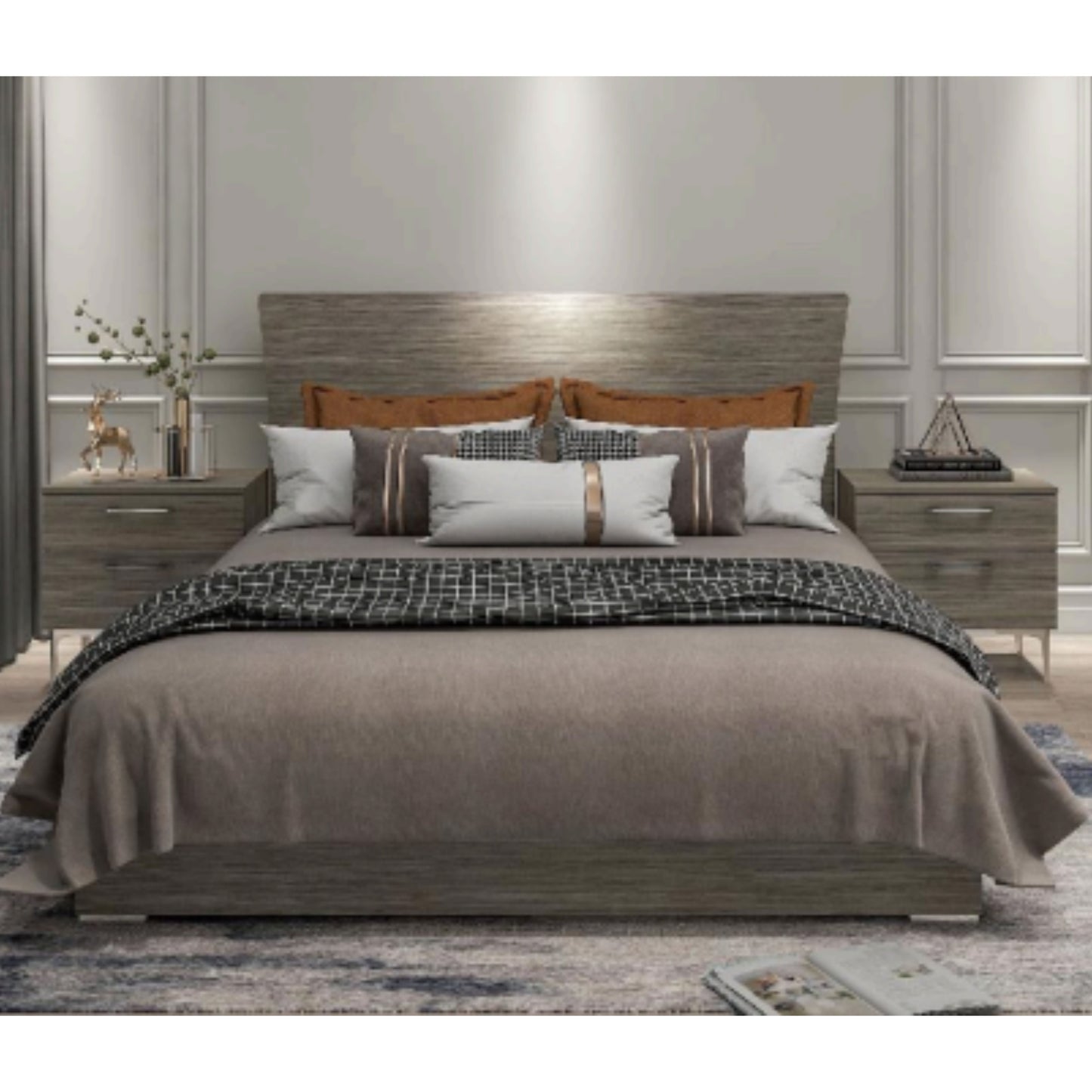 Queen Bed 1588-11 and King Bed 1588-115