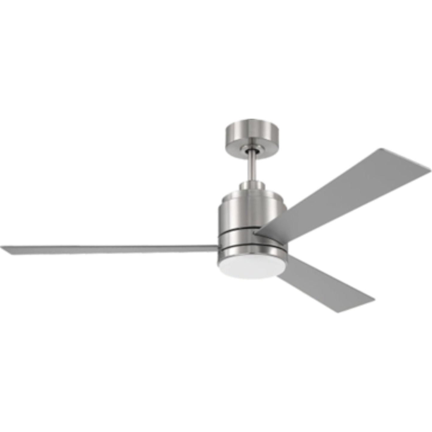 KBS-5236 Brushed Nickel Silver Plywood Ceiling Fan with LED Light