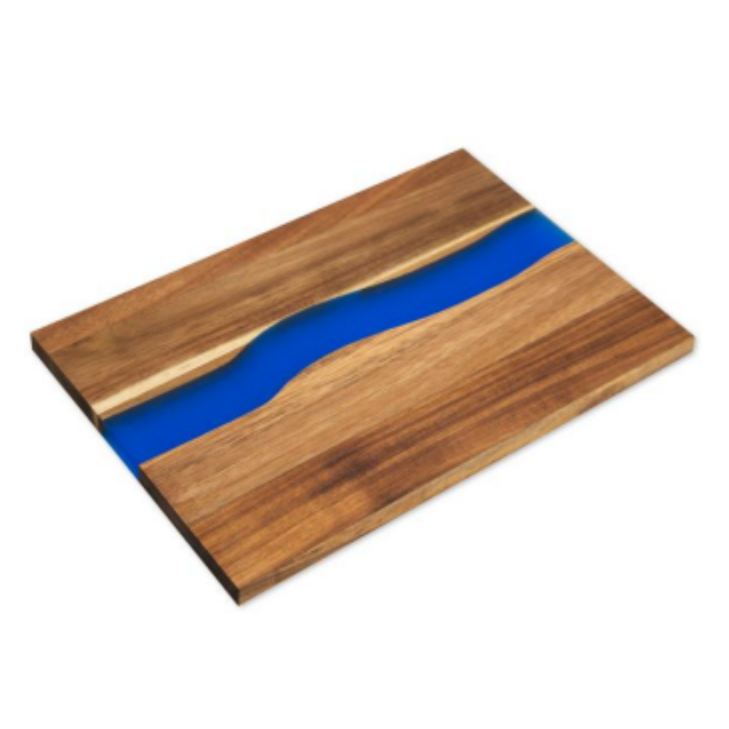 Acacia & Epoxy Resin Cutting Board with Smooth Finish
