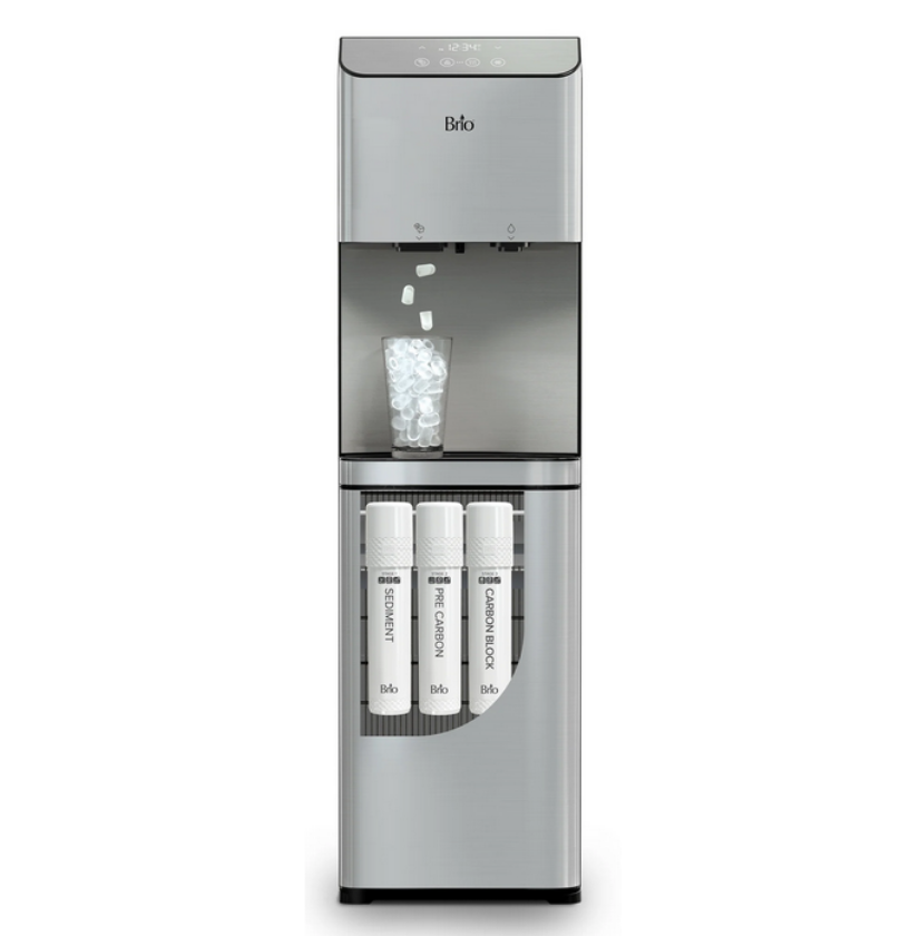 3-Stage Ice Dispenser & Bottleless Water Cooler – Pure, Sustainable Hydration