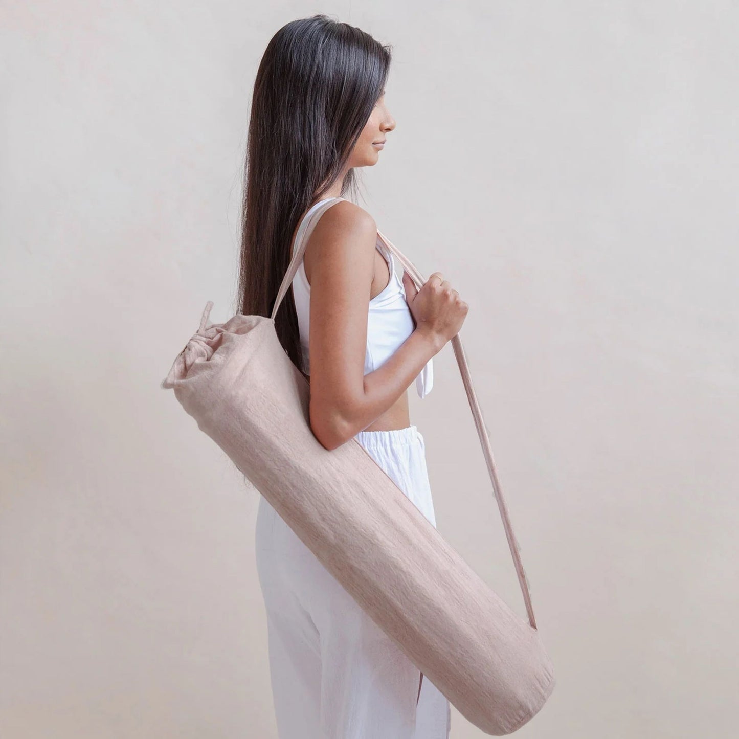 Natural Herbal Yoga Mat – Eco-Friendly 10% Organic Cotton