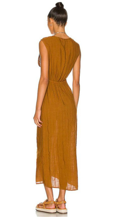 Down The Line Cover-Up – Plunge Neck Wrap Dress