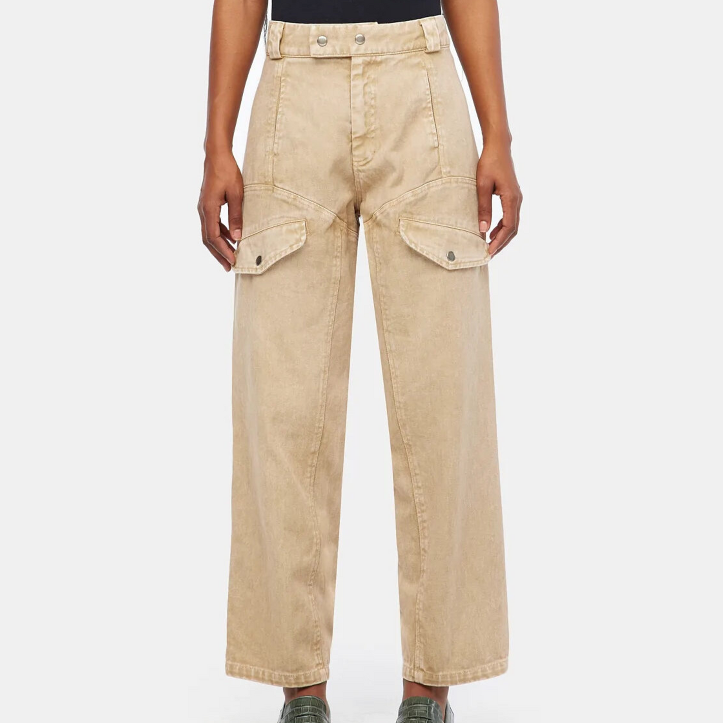 Women's High-Waisted Wide-Leg Eco Pants