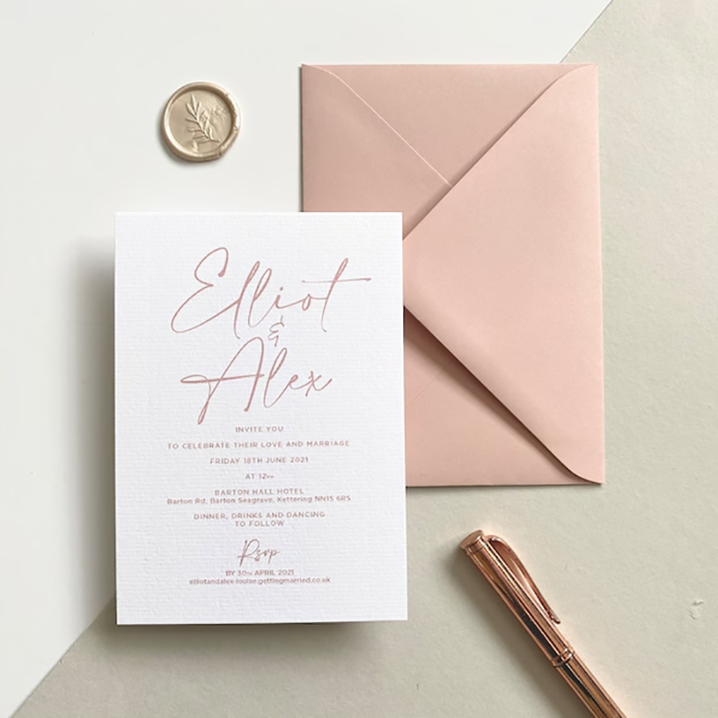 Luxurious Custom Wedding Invitations