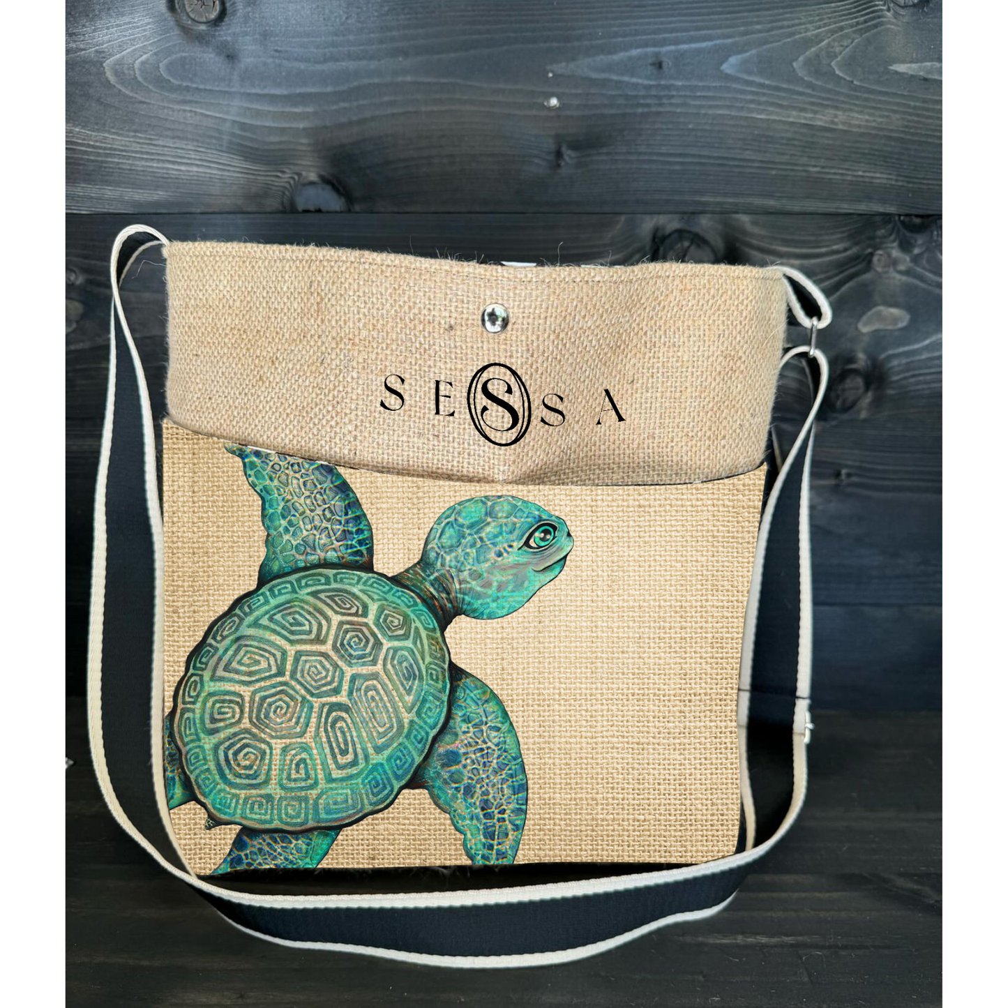 Jute Bag with Cotton Webbing – 100% Cotton