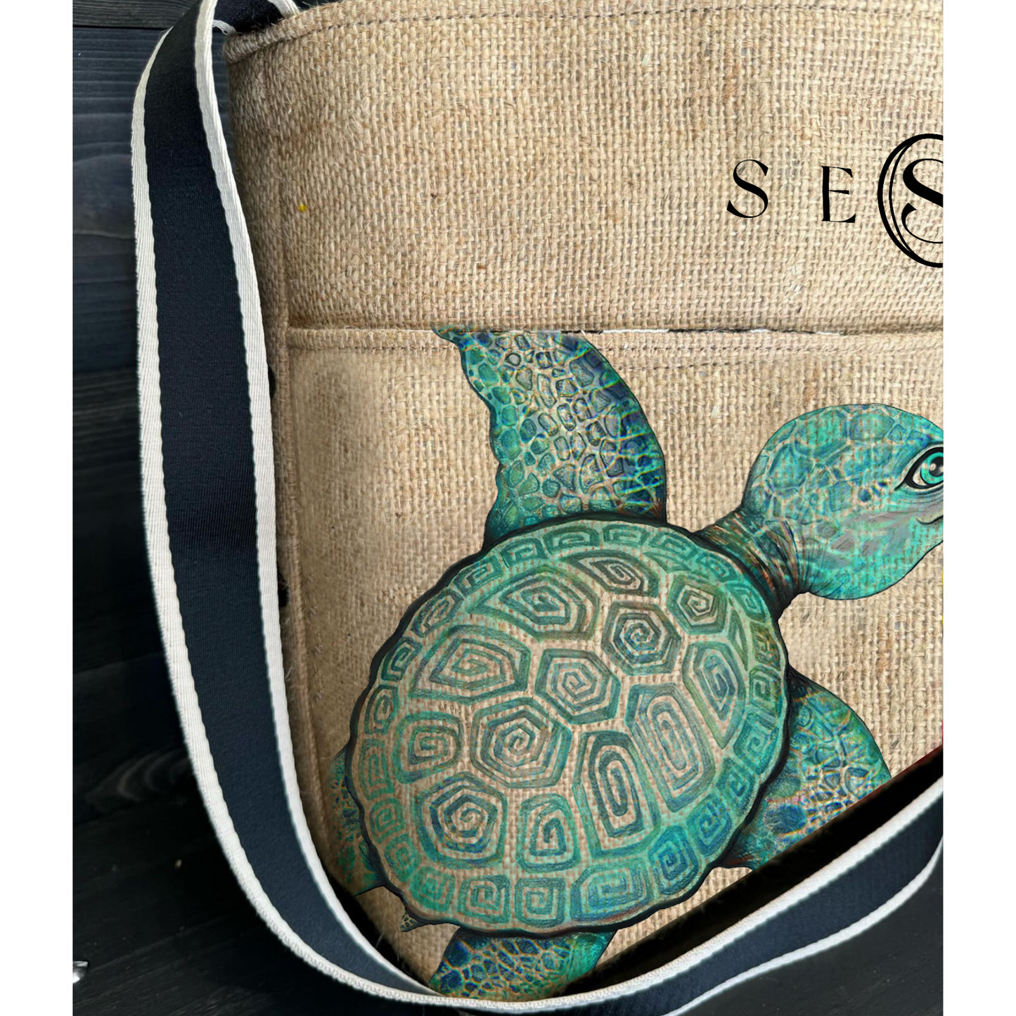 Jute Bag with Cotton Webbing – 100% Cotton