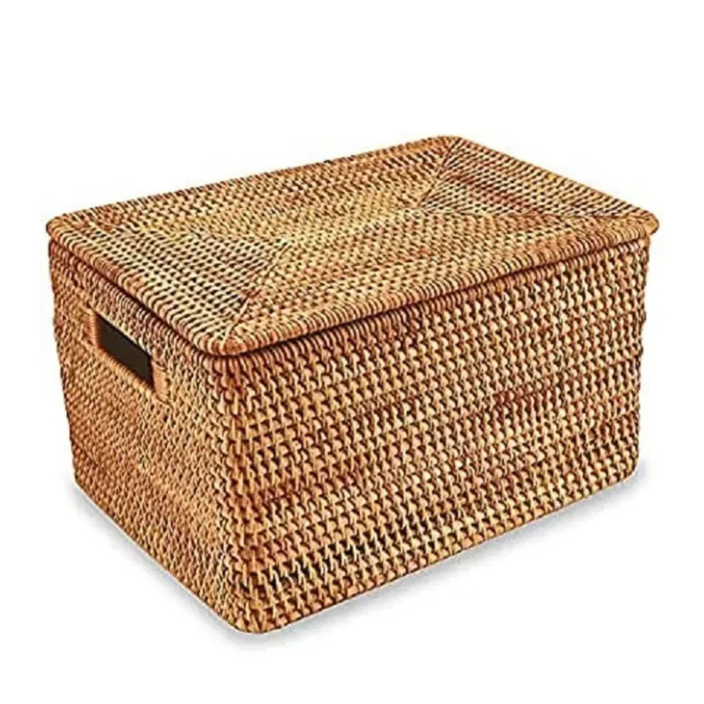 Handwoven Rattan Laundry Basket – Durable & Stylish Storage Solution