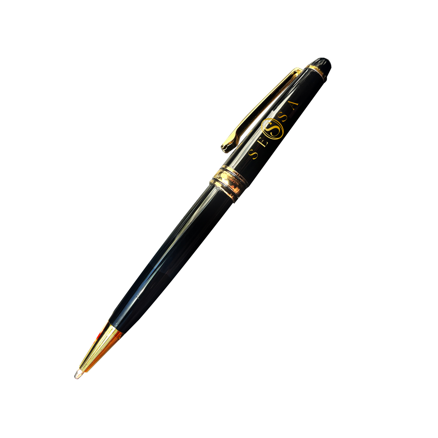 Luxury Black & Gold Ballpoint Pen with Gift Box
