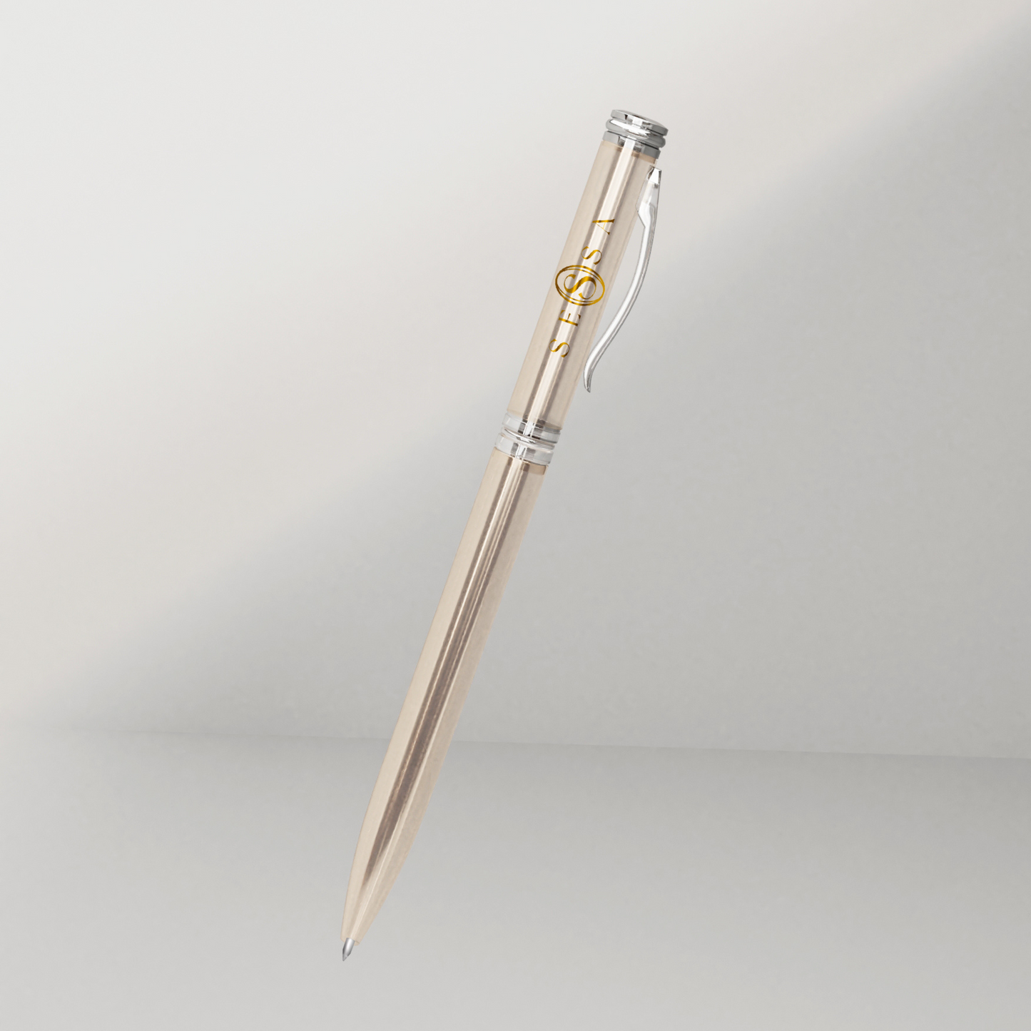 Silver & Gold Ballpoint Pen – Luxury Gift with Matching Box