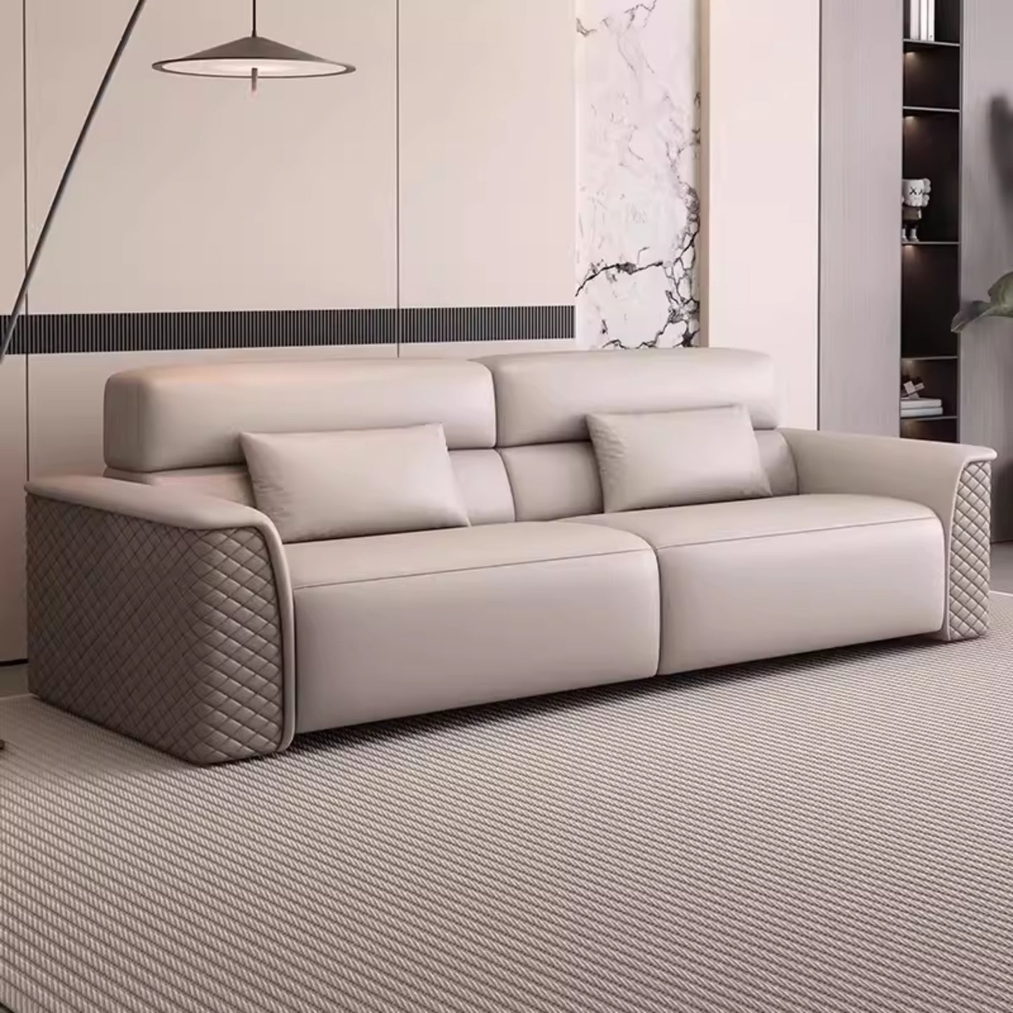 Modern Upholstered Sofa KW3387 with Compact Design