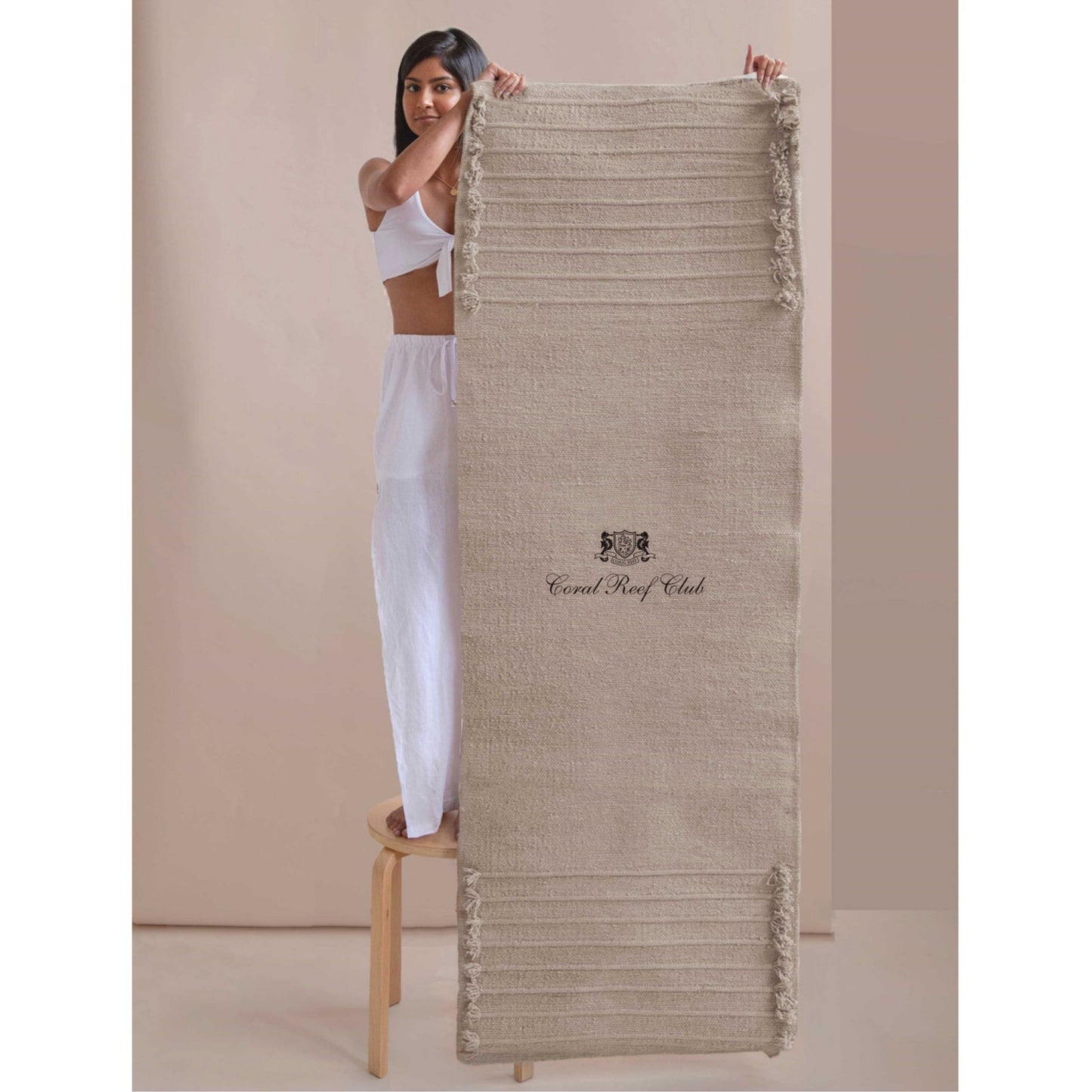 Natural Herbal Yoga Mat – Eco-Friendly 10% Organic Cotton