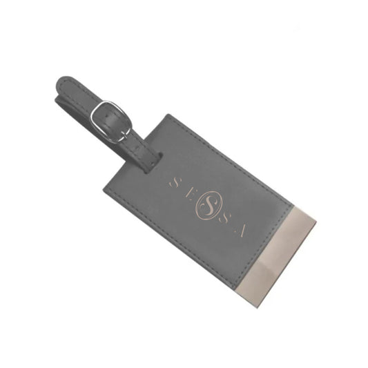 Premium Leather Luggage Tag – Durable Travel ID Tag for Suitcases & Bags