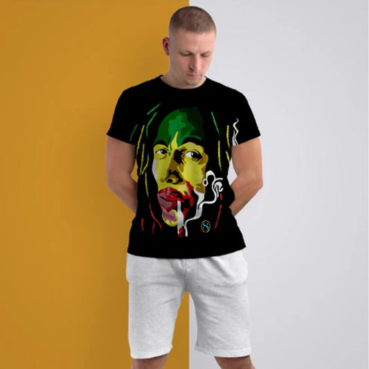 Bob Marley Inspired T-Shirt - Classic Graphic, Comfortable Fit