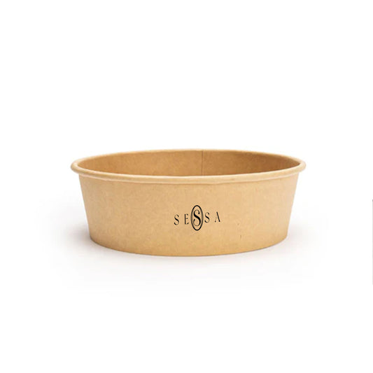 Kraft Paper Soup Box, Disposable Food Container, 240ml, 360ml, 480ml, Brown