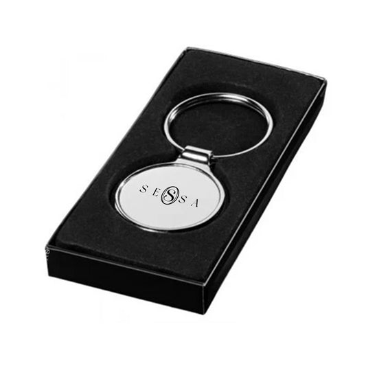 Classic Round Keychain with Gift Box