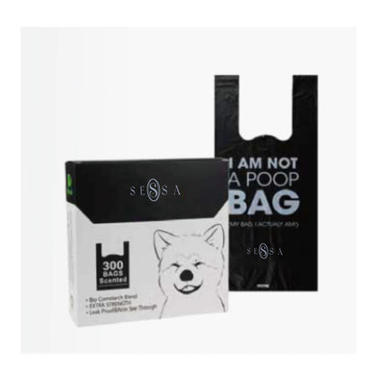 Compostable Poop Bags – PBAT + PLA + Cornstarch Material, Customizable