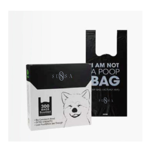 Compostable Poop Bags – PBAT + PLA + Cornstarch Material, Customizable