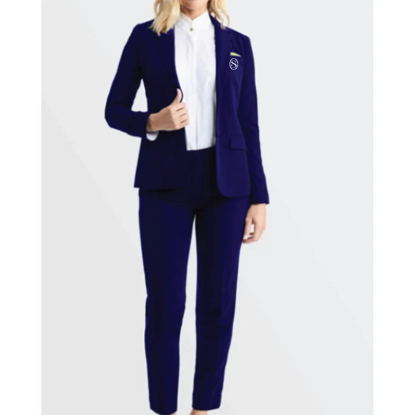 Ladies' Metro II Blazer – Navy Blue, Tailored & Stylish