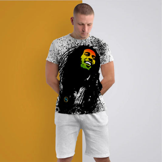 Bob Marley Art T-Shirt - Bold Design, Comfortable Fit