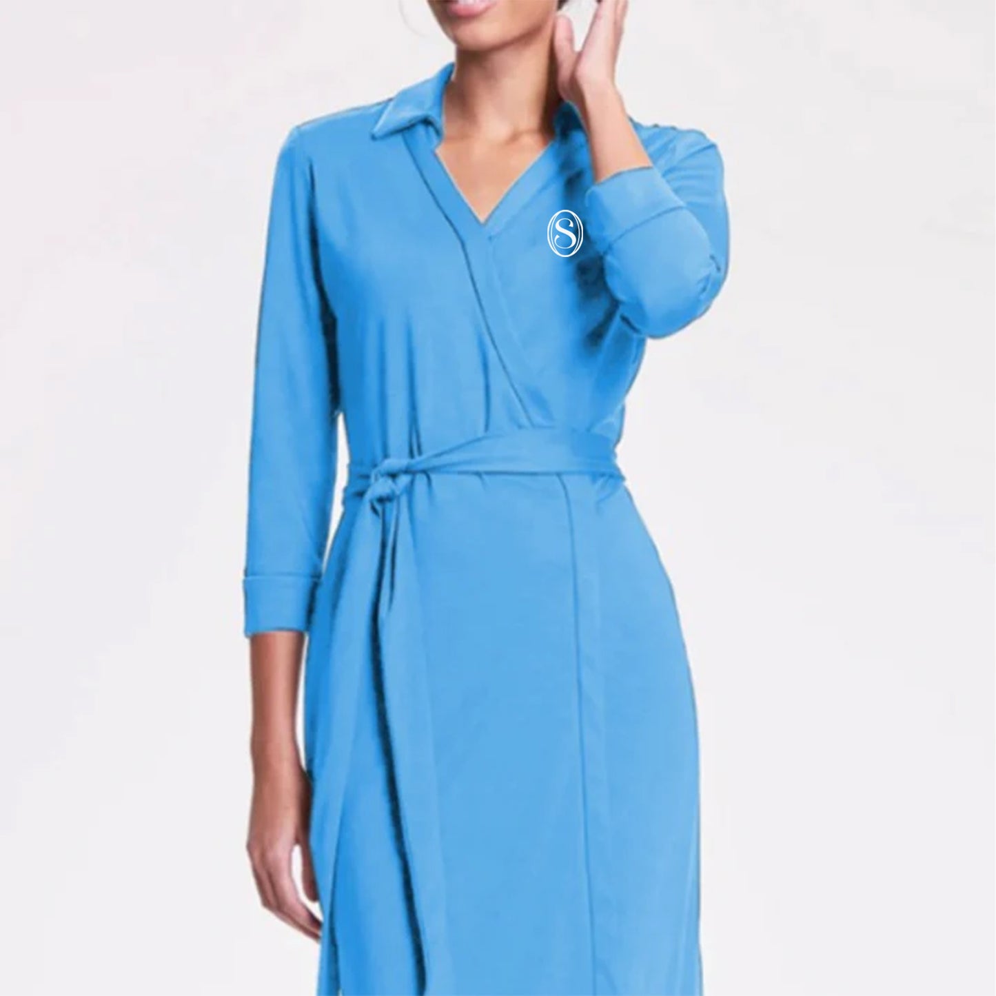 Ladies' Wrap Dress – Elegant & Professional Workwear