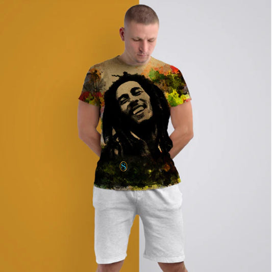 Bob Marley Tribute T-Shirt - Classic Design, Soft Cotton
