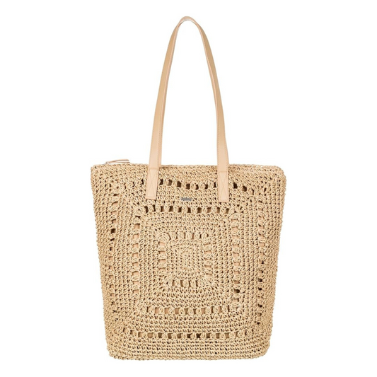Customizable Paper Straw Blend Beach Tote – Stylish & Spacious Bucket Bag