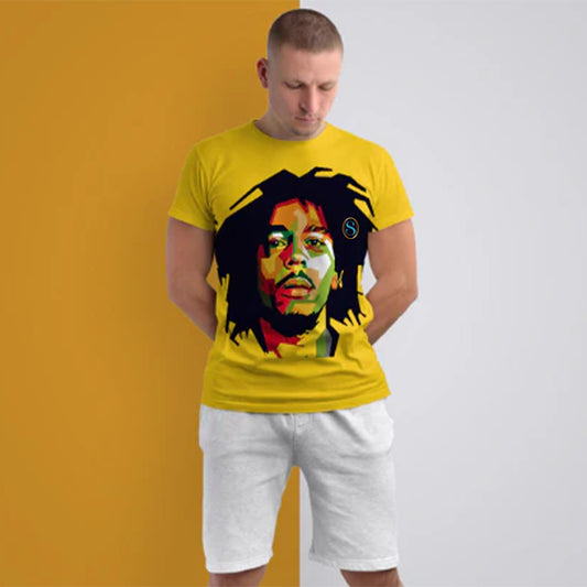 Bob Marley Graphic T-Shirt 1B - Iconic Design, Comfortable Fit