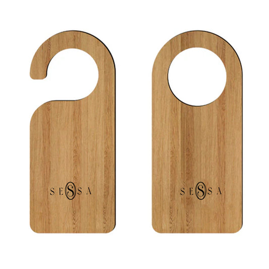 Wooden Sustainability Sign – Dual-Sided with Varnish Protection