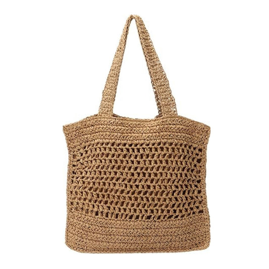 Customizable Women's Casual Straw Beach Tote