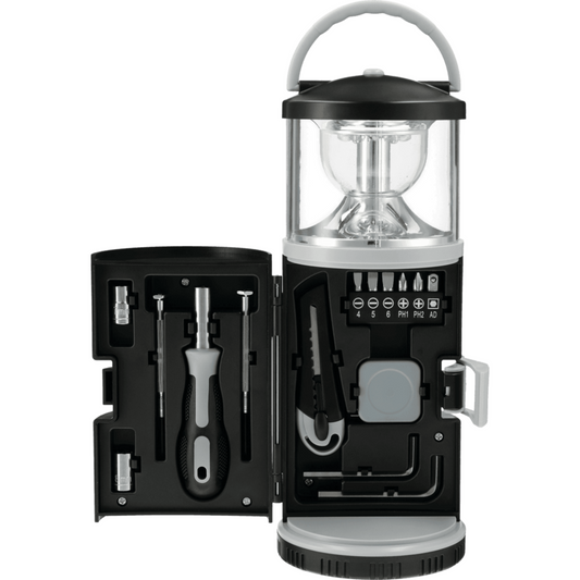 15-Piece Tool Kit with Multi-Function Lantern – Light Up Your Brand
