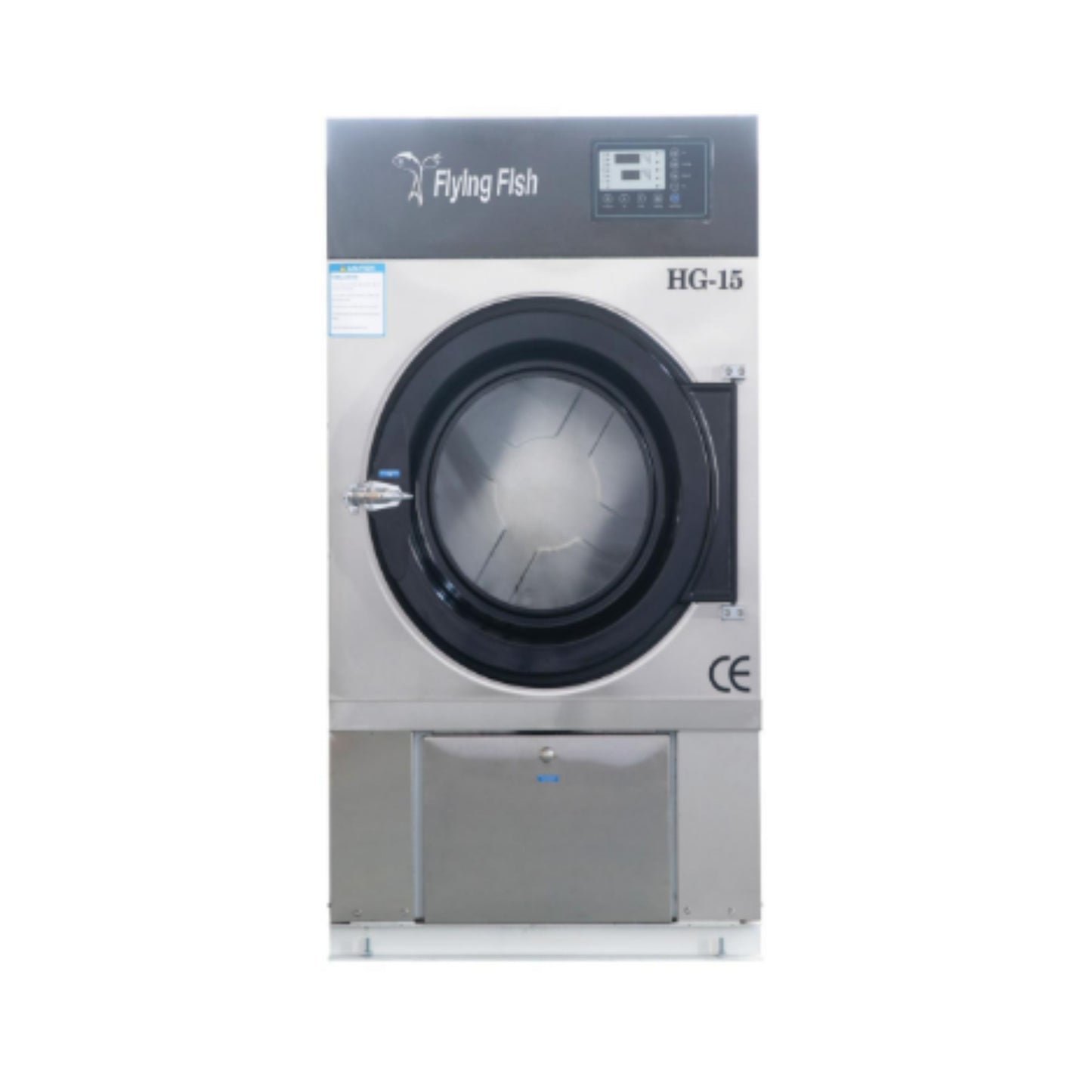 High-Capacity Tumble Dryer – 15KG Electric & Steam Heating