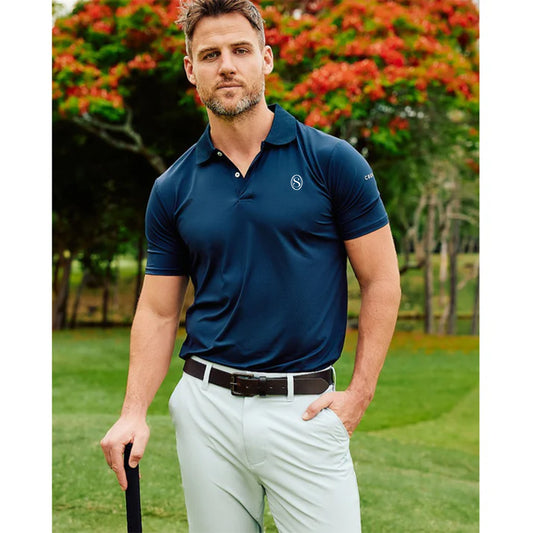 Customizable Moisture-Wicking Golf Polo Shirt