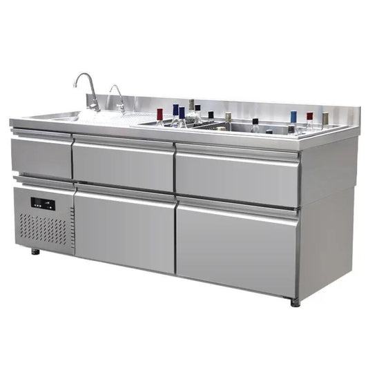 Customizable 304 Stainless Steel Movable Station – 200W, 110-240V