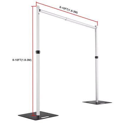 Adjustable Pipe and Drape Backdrop Stand