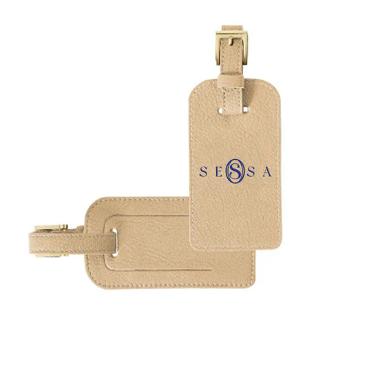 Premium Leather Luggage Tag – Stylish & Durable Travel Accessory