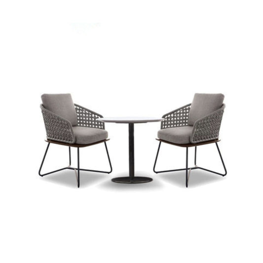 Modern Outdoor Patio Set – Table & Two Chairs