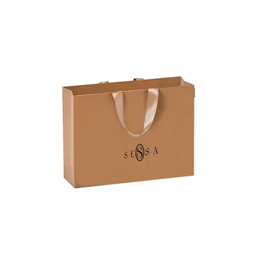 Luxury Paper Tote Bags with Ribbon Handle – Premium & Eco-Friendly Packaging