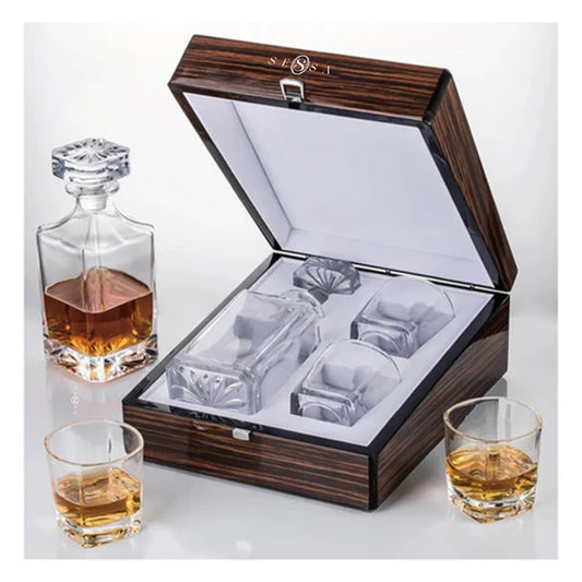 Customizable Rum Bottle Set – 750ml Premium Glass Bottle