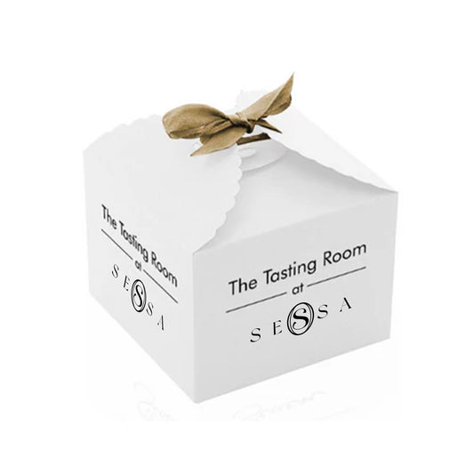 Seven Stars Tasting Room – 350g White Cardboard Box with Brown Ribbon