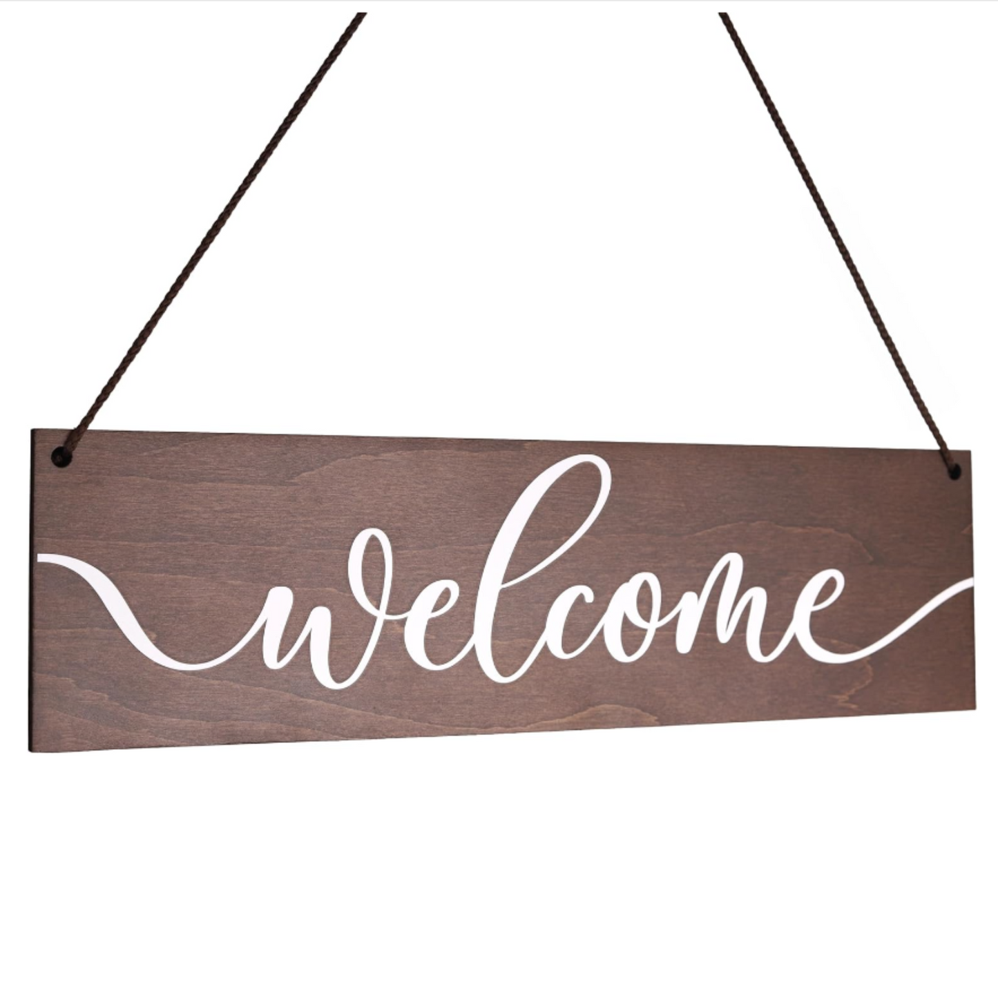 Rustic Wooden Welcome Sign – Durable Door & Wall Décor