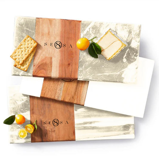 Wooden Cheese Board Set with Serving Tools