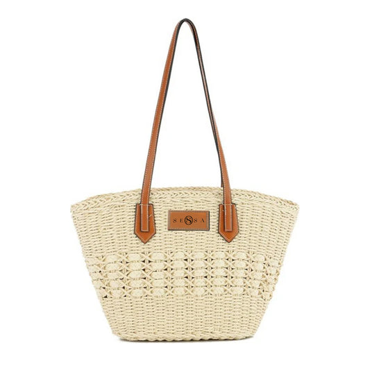 Customizable Handwoven Rattan Straw Purse – Chic & Versatile Summer Bag