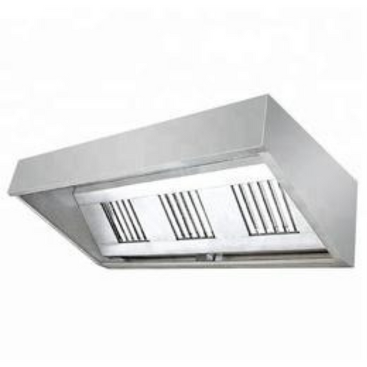 Stainless Steel Main Kitchen Extractor – 100cm Commercial Ventilation Hood